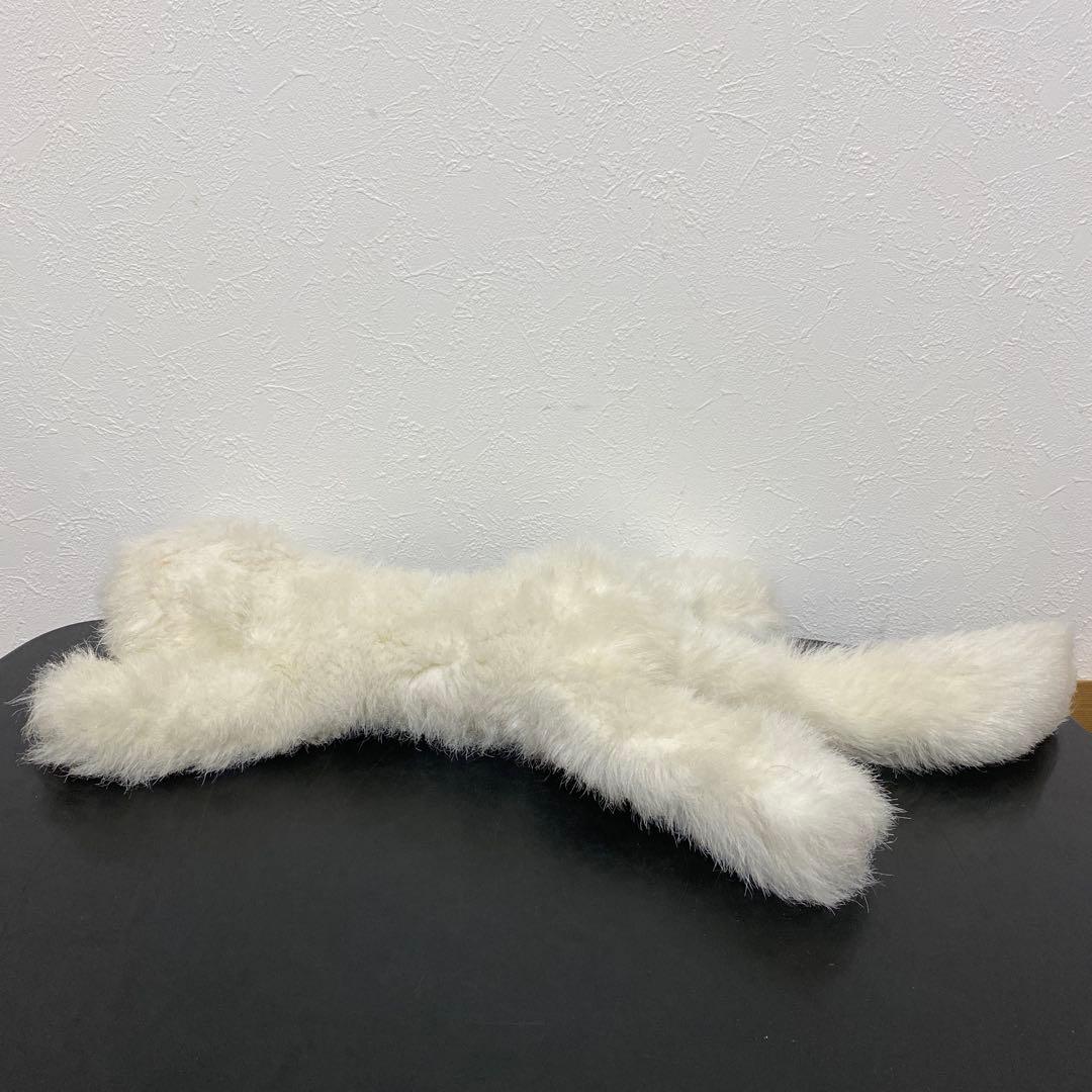 激レアサイズ！オオイケ 白いペルシャネコ ぬいぐるみ 希少 昭和レトロ m7