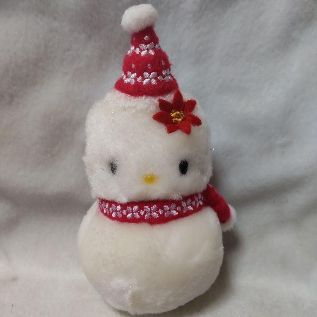 激レア雪国限定ハローキティ雪だるまキティちゃん2000年代ぬいぐるみ