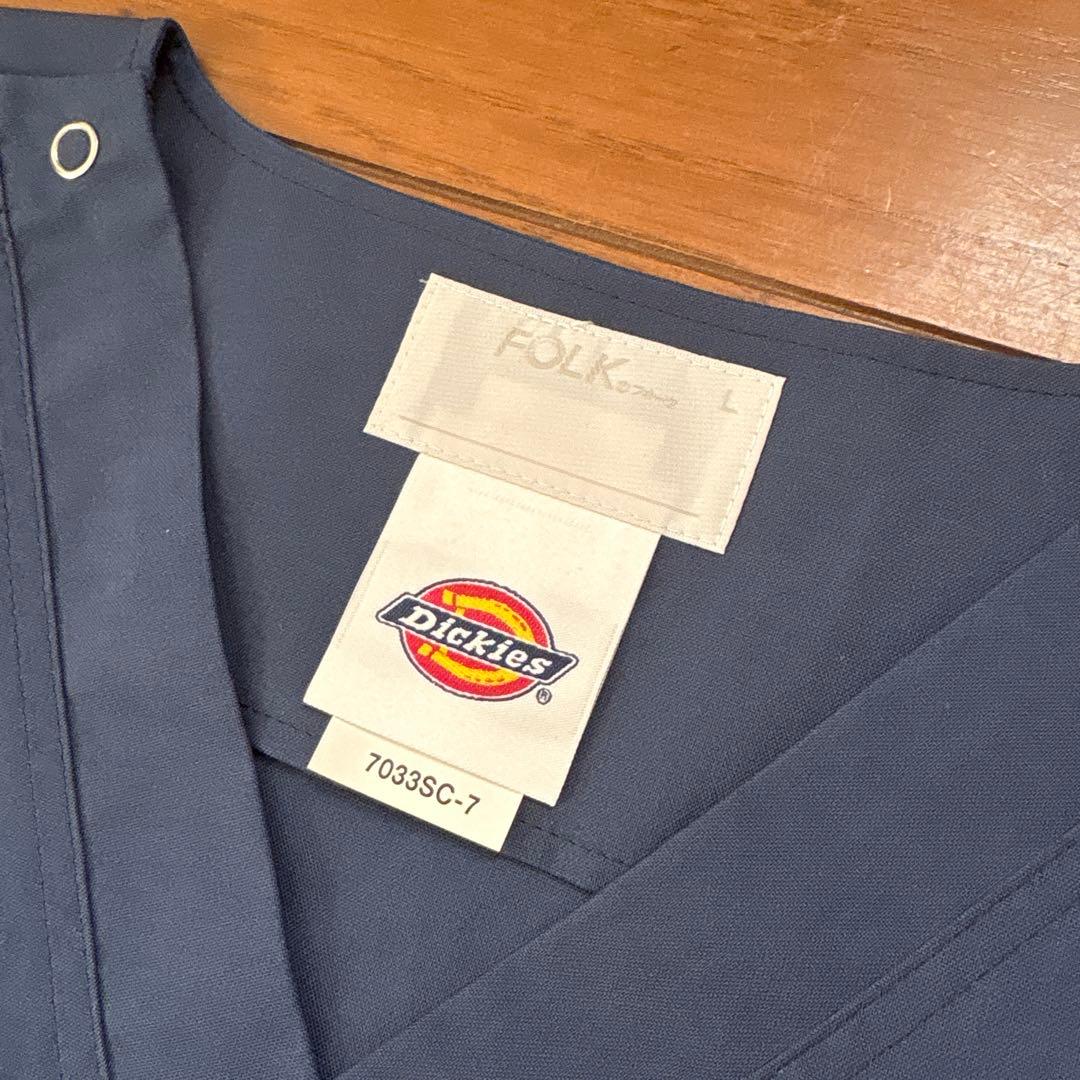 ディッキーズ　男女兼用　スクラブ上下セット　Lサイズ 医療FOLK