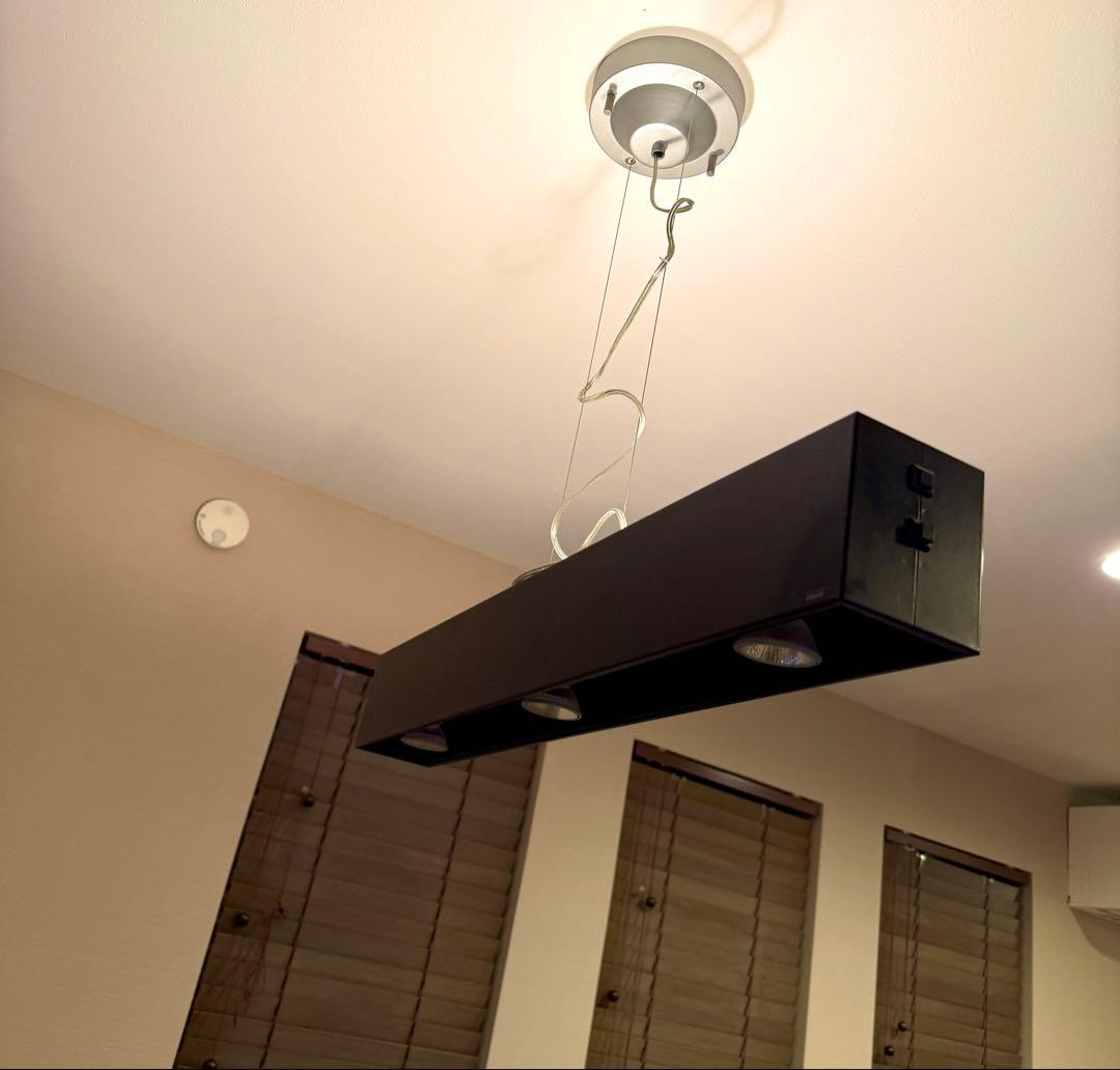 ODELIC ダイニングライト ハロゲン3灯+白熱2灯