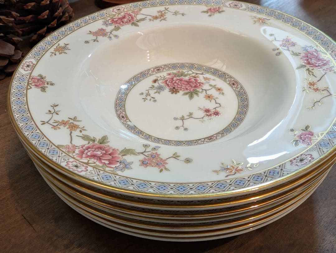 ロイヤルドルトン　カントン　深皿7枚