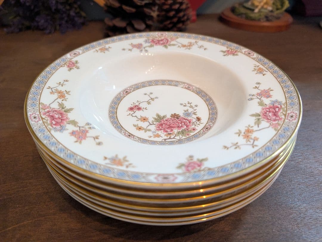 ロイヤルドルトン　カントン　深皿7枚