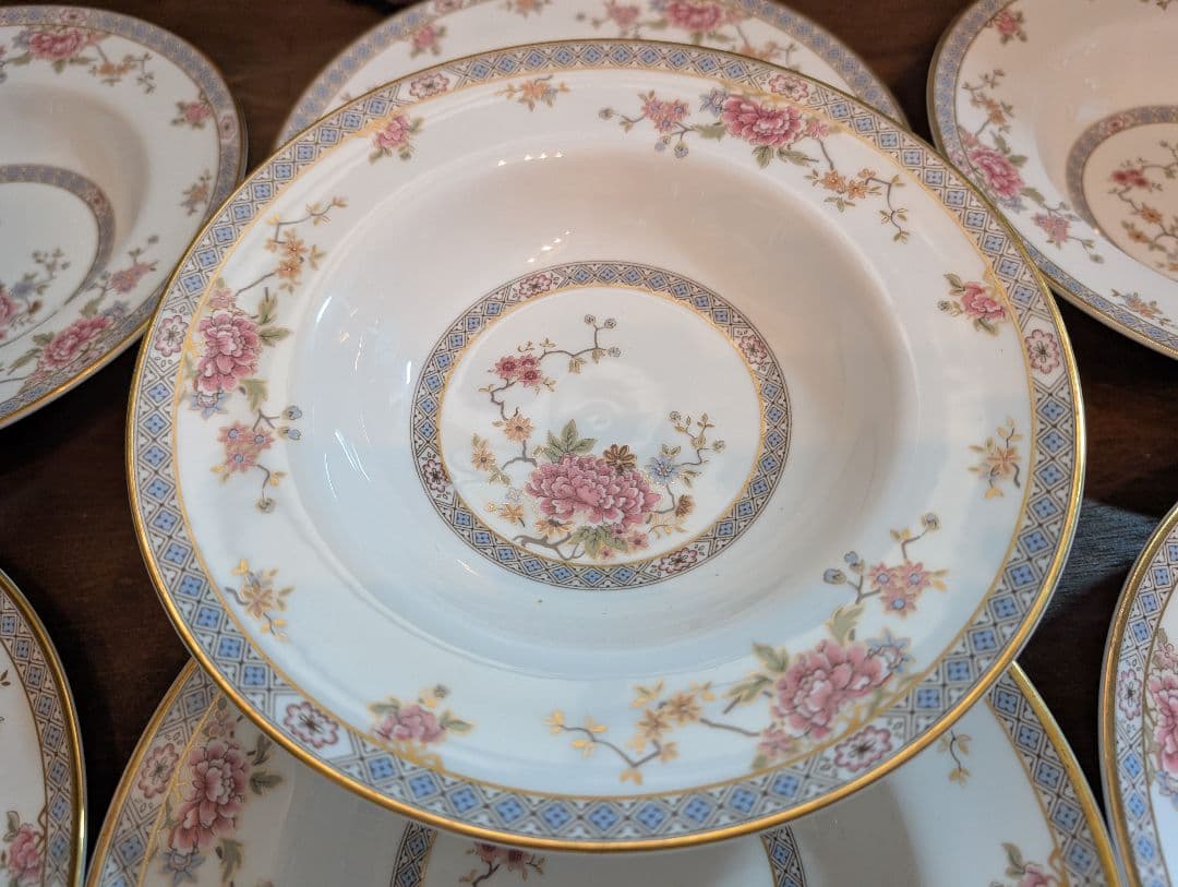 ロイヤルドルトン　カントン　深皿7枚