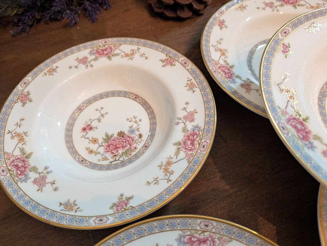 ロイヤルドルトン　カントン　深皿7枚