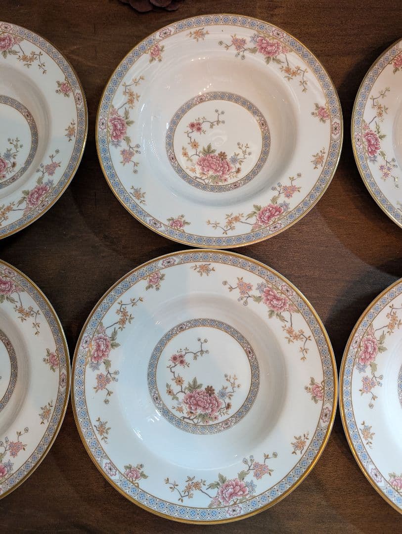 ロイヤルドルトン　カントン　深皿7枚