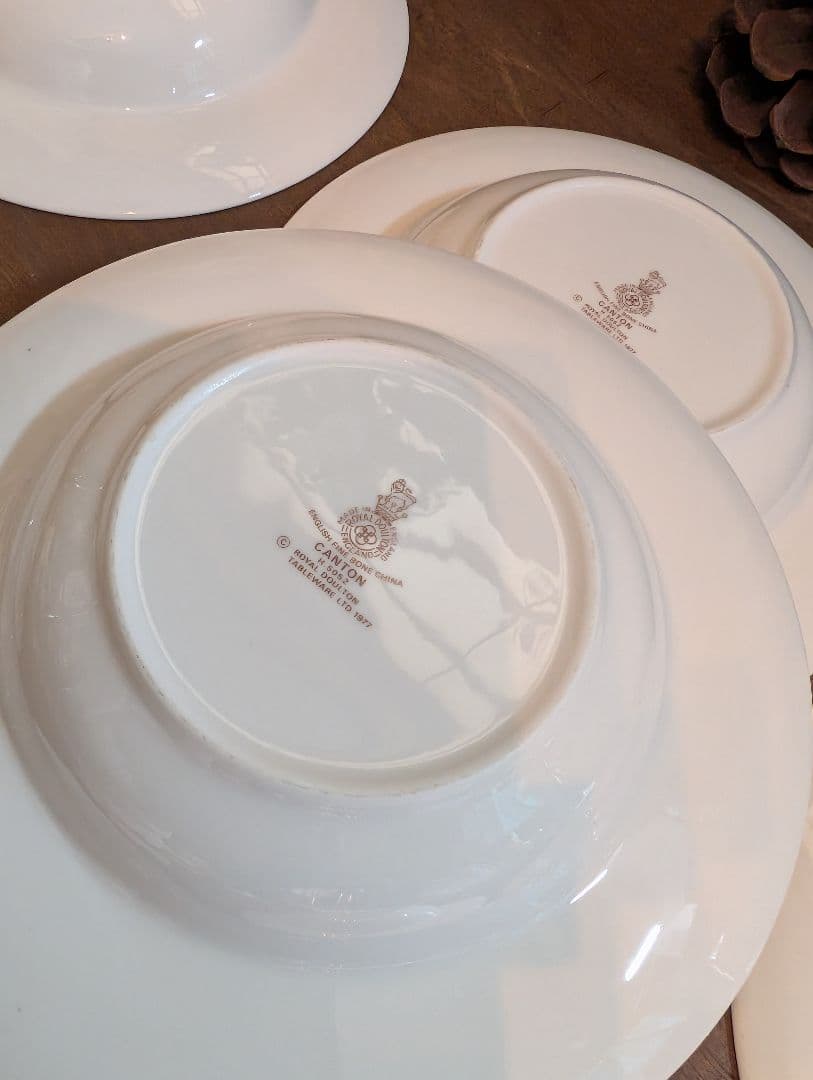 ロイヤルドルトン　カントン　深皿7枚