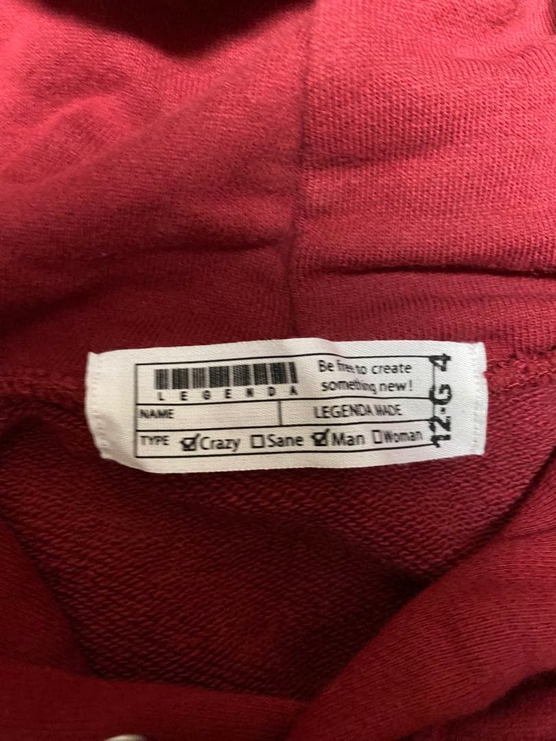 エヴァンゲリオン アスカ ラングレーレジェンダ パーカー 二号機レッド