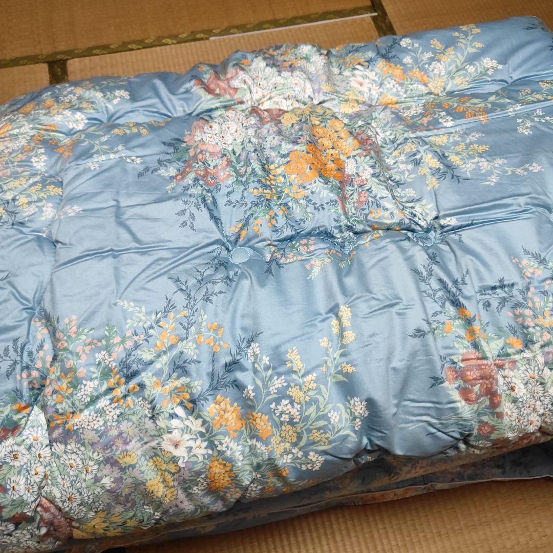 京都西川　ローズふとん ジュディ 花柄羊毛ふとんセット