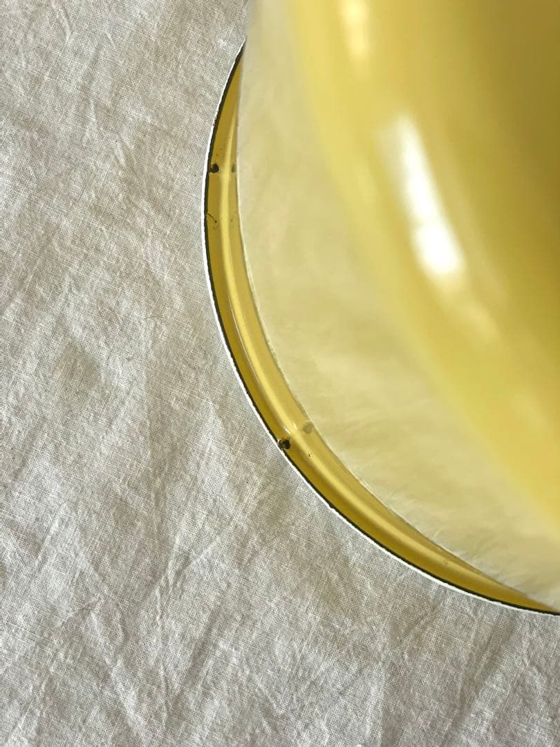 マーガレットハウエル限定 野田琺瑯 イエロー 丸形ラウンド 米びつ