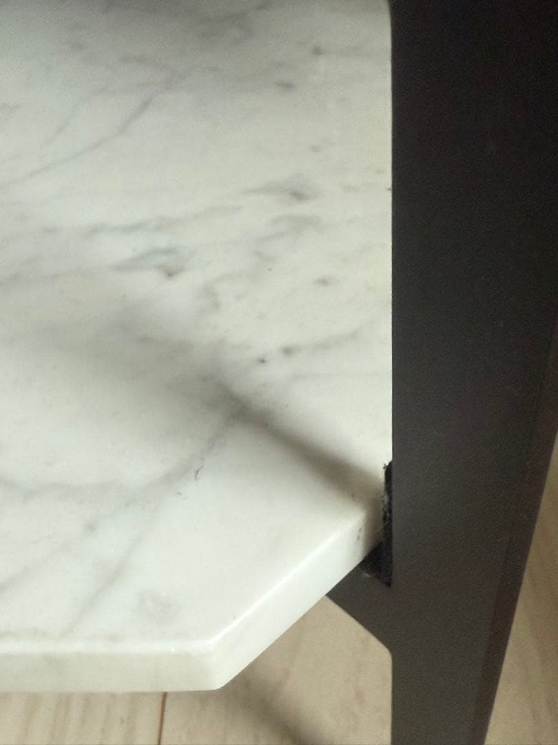 アルモニア Rafia センターテーブル ホワイト　大理石