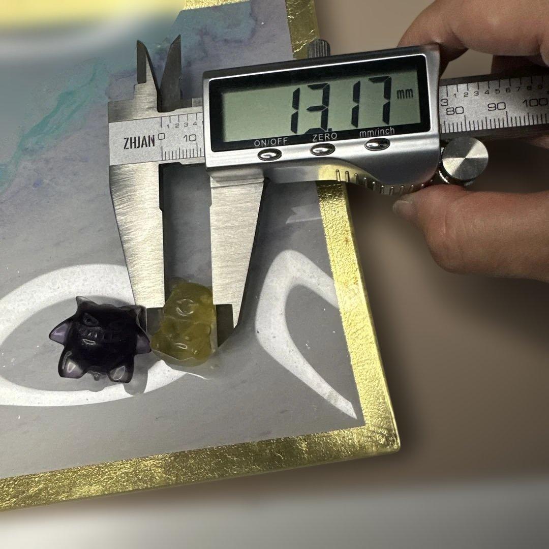 けりー☆ ✨ピカチュウとゲンガー✨バライトの原石付き　アステロイド2個