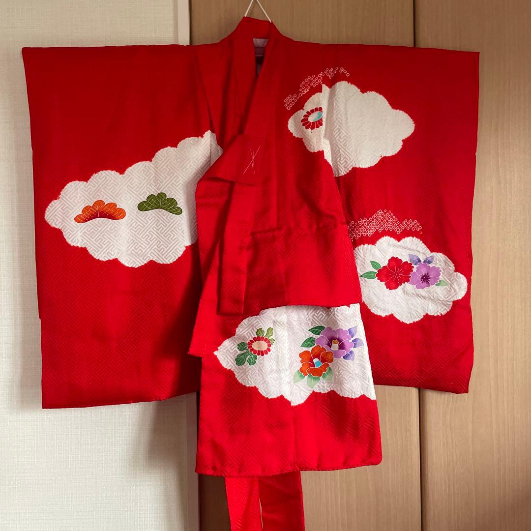七五三３歳　女の子　七五三着物３歳