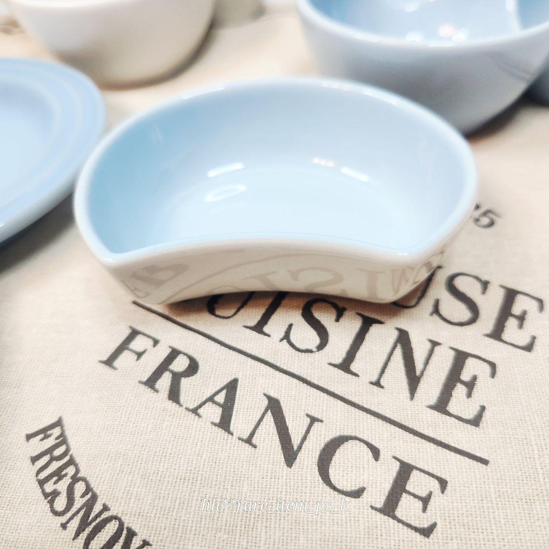 ルクルーゼ ミッキー コレクション テーブルウェアセット ミニディッシュ ブルー