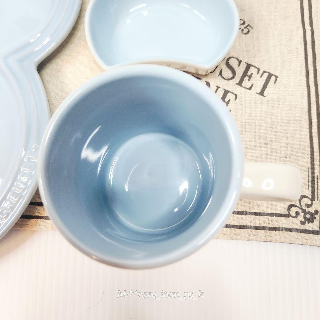 ルクルーゼ ミッキー コレクション テーブルウェアセット ミニディッシュ ブルー