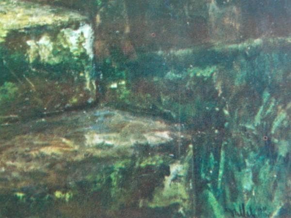 スカルノ大統領所蔵、バリの寺院正門、希少画集画、新品額装付 - メルカリ