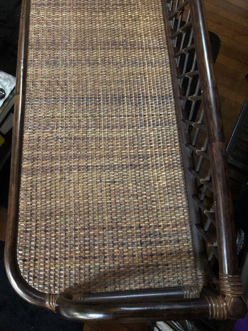 希少ブラウンバイカラー♦️しっかりとした 高級ラタンチェスト♦️美品♦️送料込