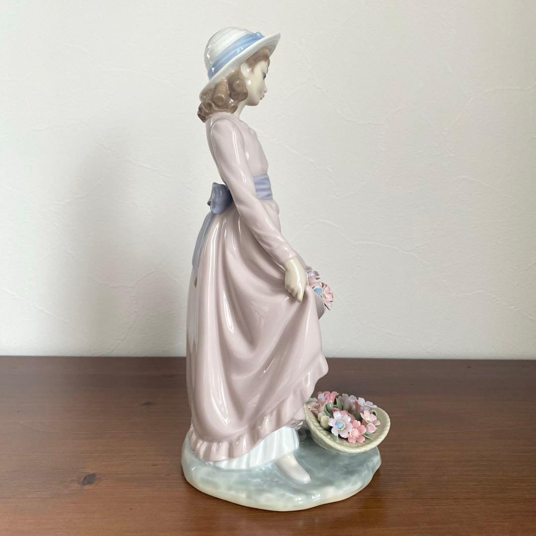 LLADRO リヤドロ 『 花のバスケット 』 置物