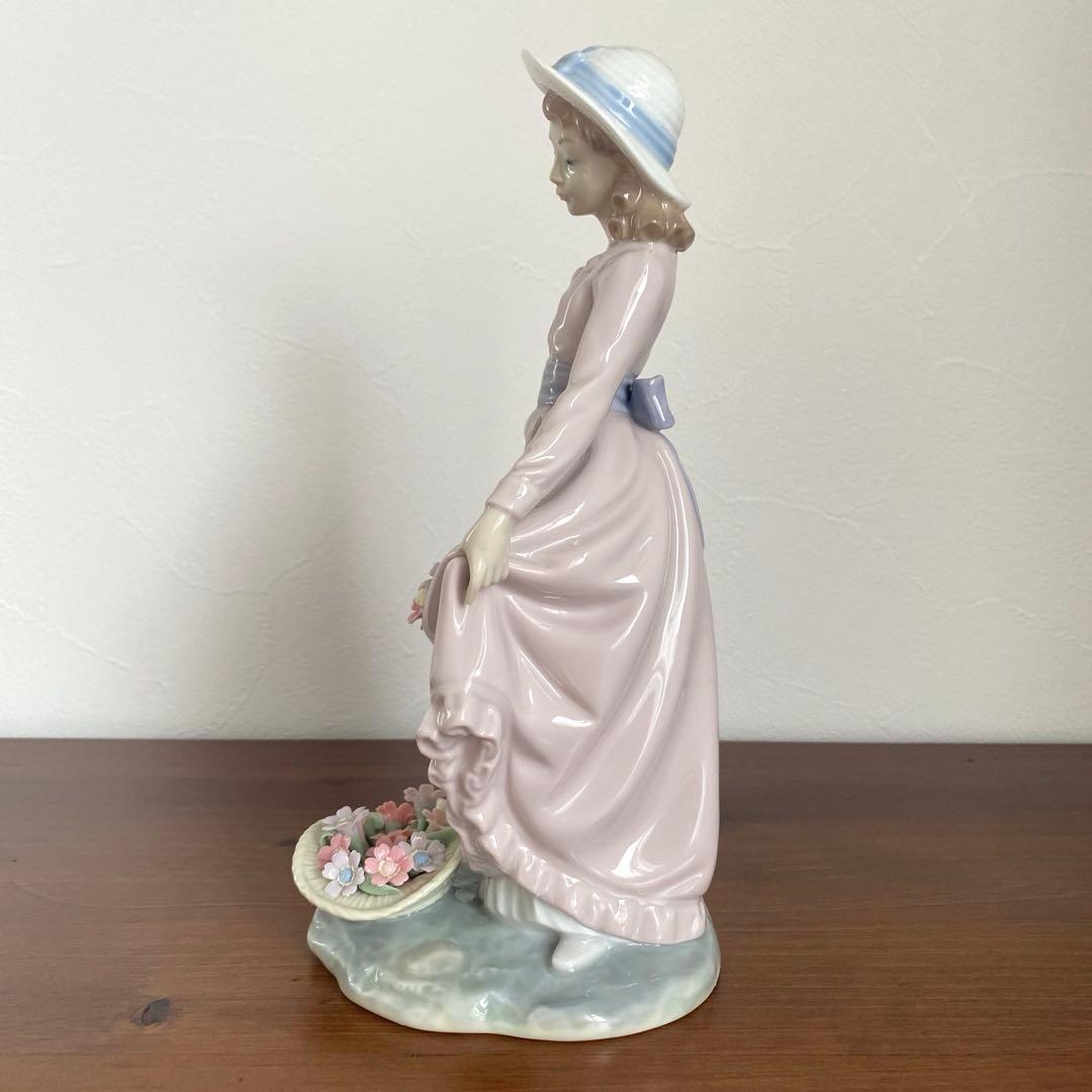 LLADRO リヤドロ 『 花のバスケット 』 置物