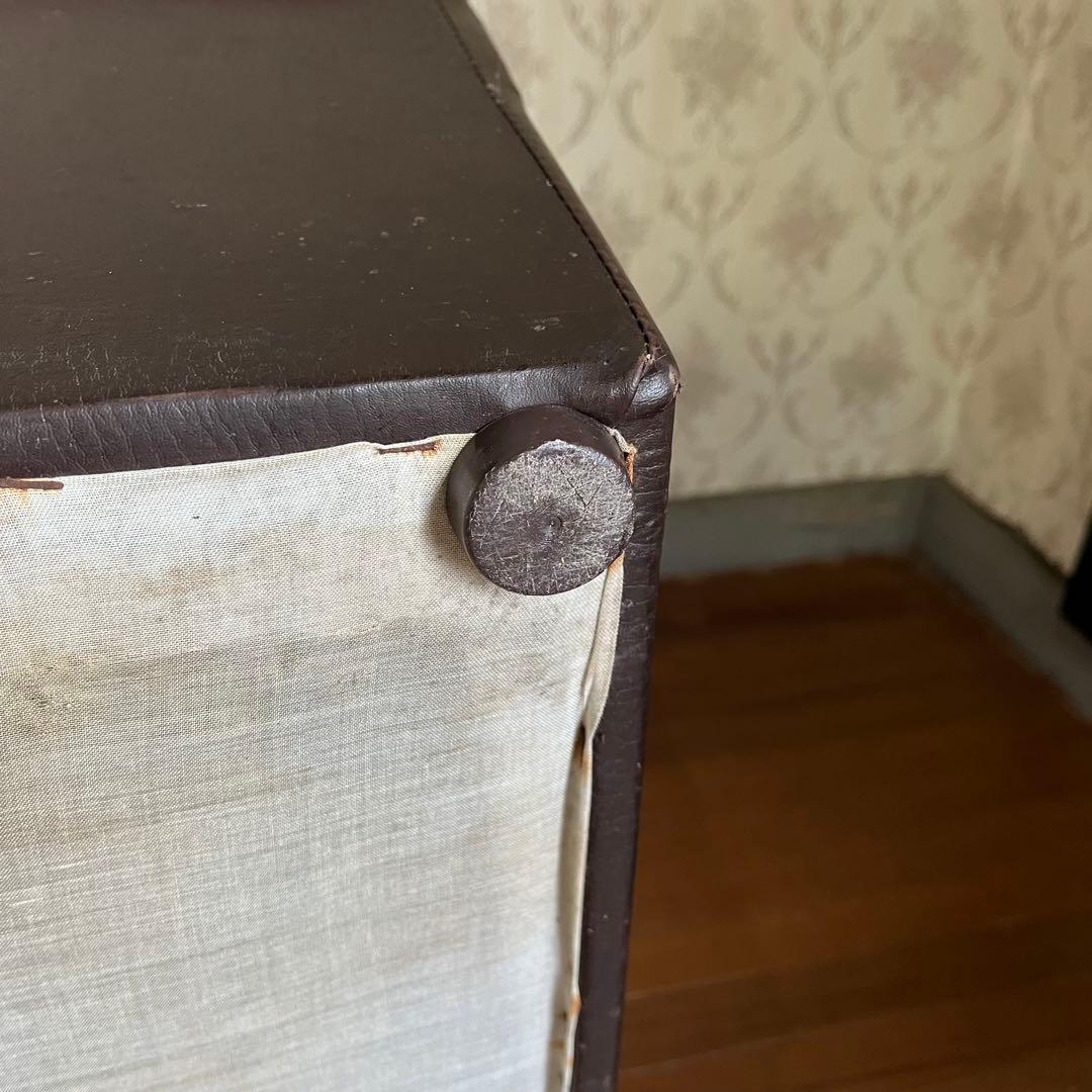 【アンティーク】② 昭和レトロ 1人掛けソファー ワインレッド スナック 喫茶店