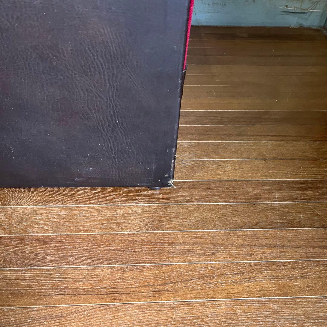 【アンティーク】② 昭和レトロ 1人掛けソファー ワインレッド スナック 喫茶店