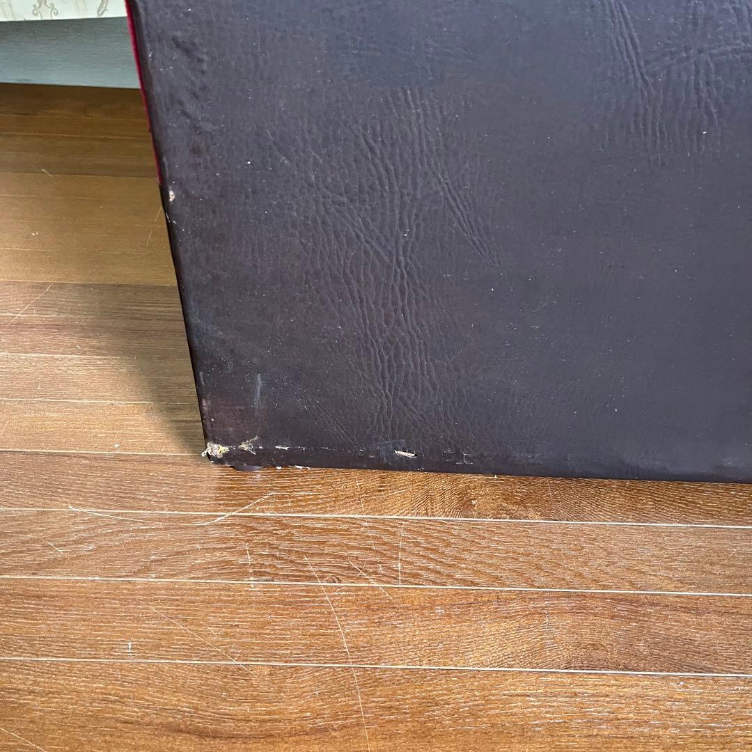 【アンティーク】② 昭和レトロ 1人掛けソファー ワインレッド スナック 喫茶店