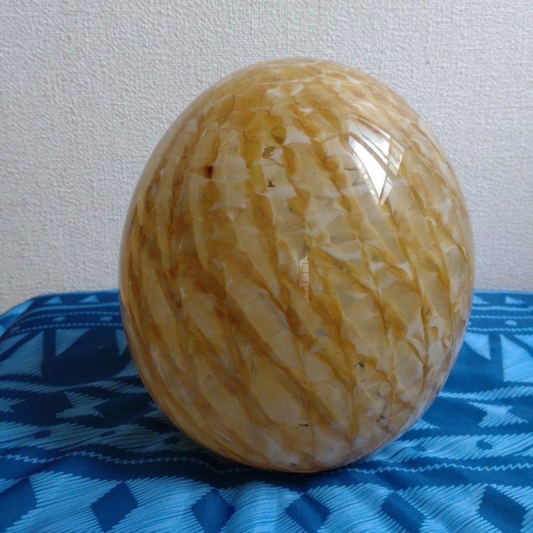 ㊵ ふくろう 置物 ガラス