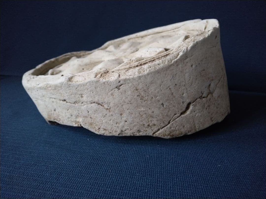 白鳳時代　単弁蓮花文鐙瓦　仏教美術　古美術　須恵器　土器　壺　寺院跡　発掘品