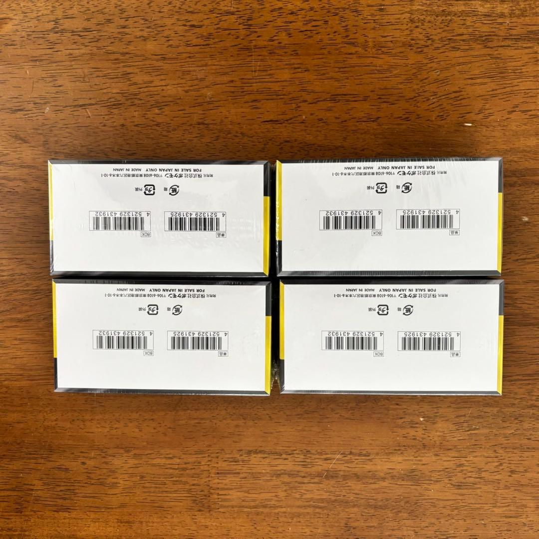 新品未開封シュリンク付 ポケモンカードゲーム MEGA ドリームex 4BOX