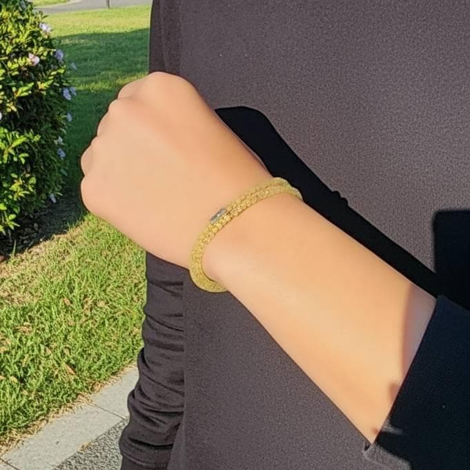 【数量限定】ゴールドルチル×K18 3WAYブレス ネックレス アンクレット