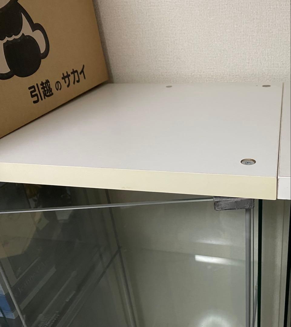 【梱包・発送たのメル便】IKEA デトルフ ガラス扉キャビネット