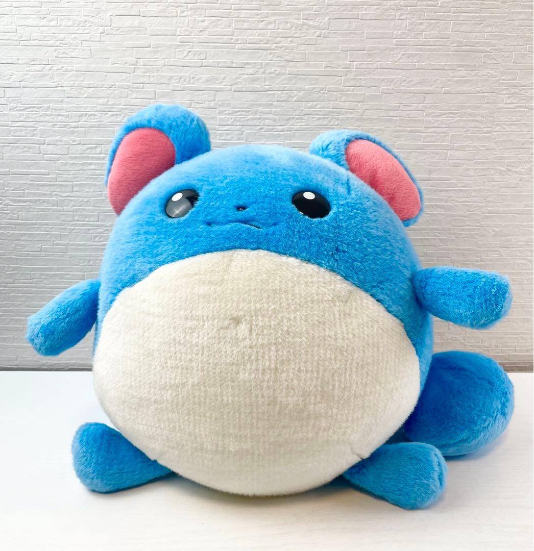 TOMY マリル ぬいぐるみ 大きめ 当時もの ポケモン ポケットモンスター