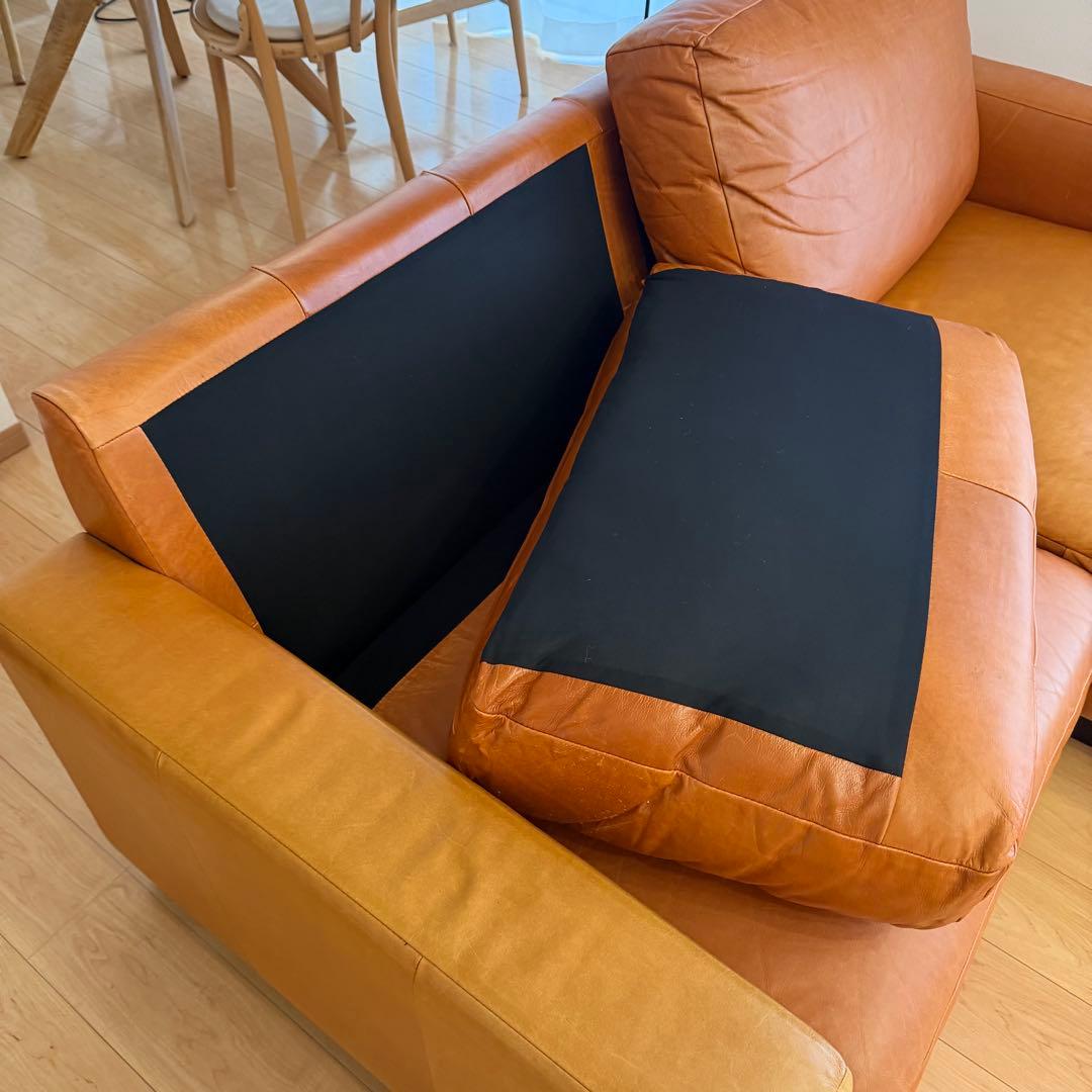 イタリア製オイルレザーGullam グラムソファ DOUBLEDAY ダブルデイ