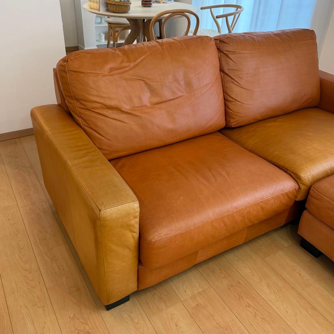 イタリア製オイルレザーGullam グラムソファ DOUBLEDAY ダブルデイ