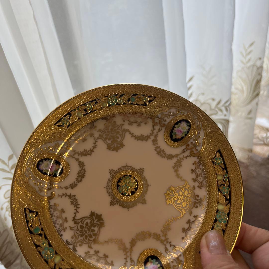 最終処分特価オールドノリタケマルキ金彩が豪華なプレート素敵な