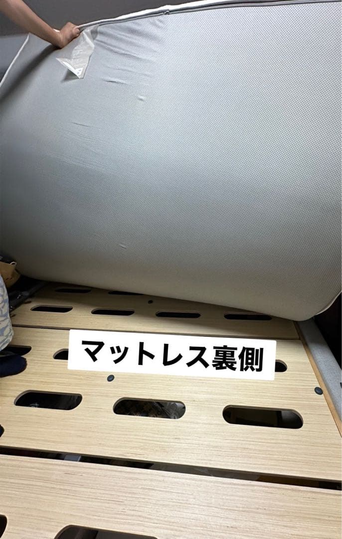 クイーンサイズ スプリングマットレス ホワイト