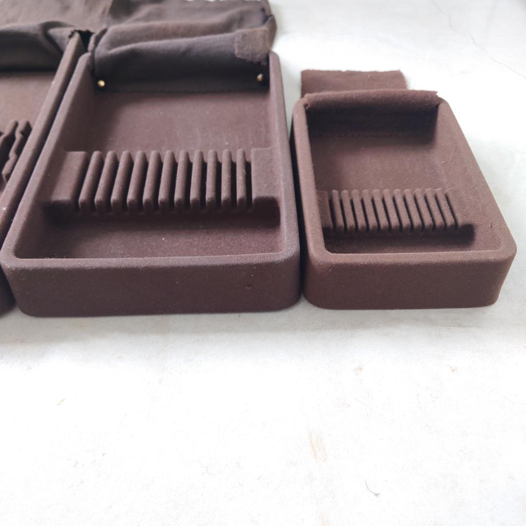 希少 クリストフル カトラリー収納 変色防止用ケース 4点