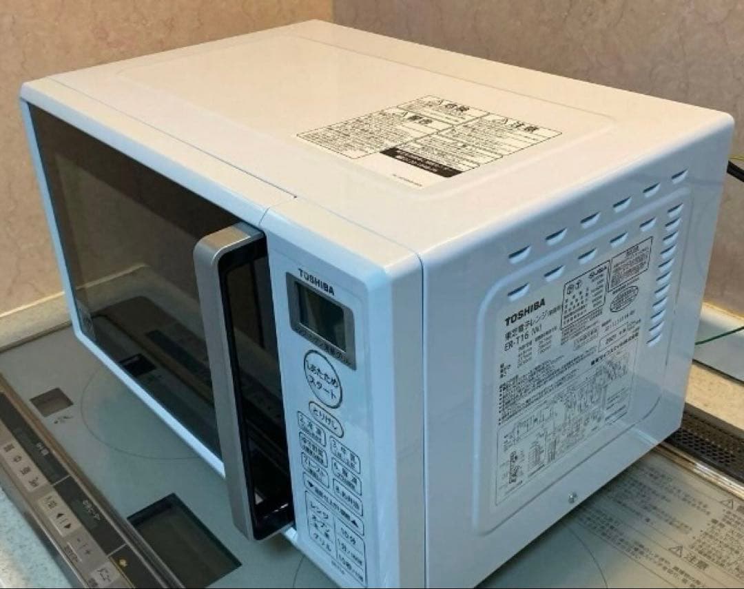 東芝 TOSHIBA オーブンレンジ 2021年製 ER-T16W（説明書欠品）