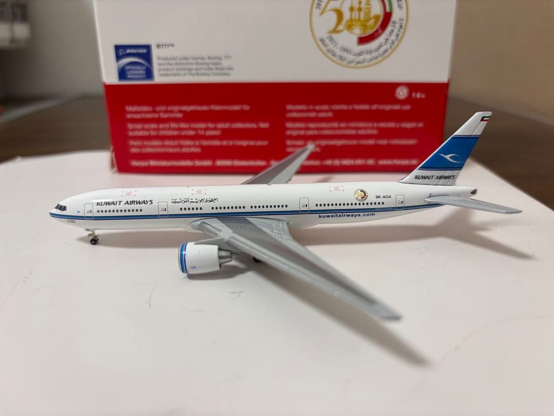 クウェート航空 B777-200 クラブモデル herpa 1/500 - メルカリ