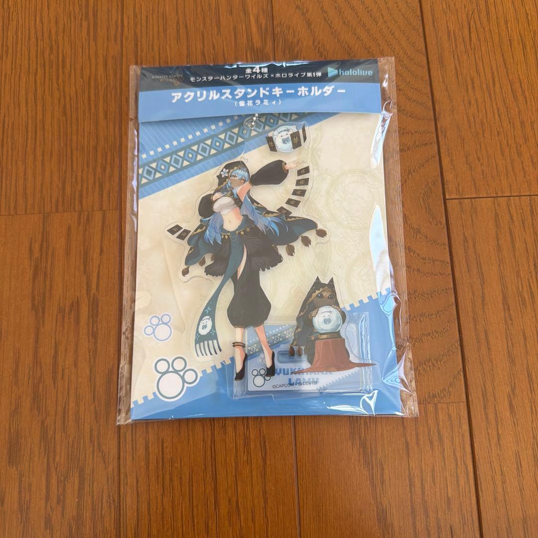 ホロライブ モンスターハンターワイルズ アクリルスタンド 雪花ラミィ