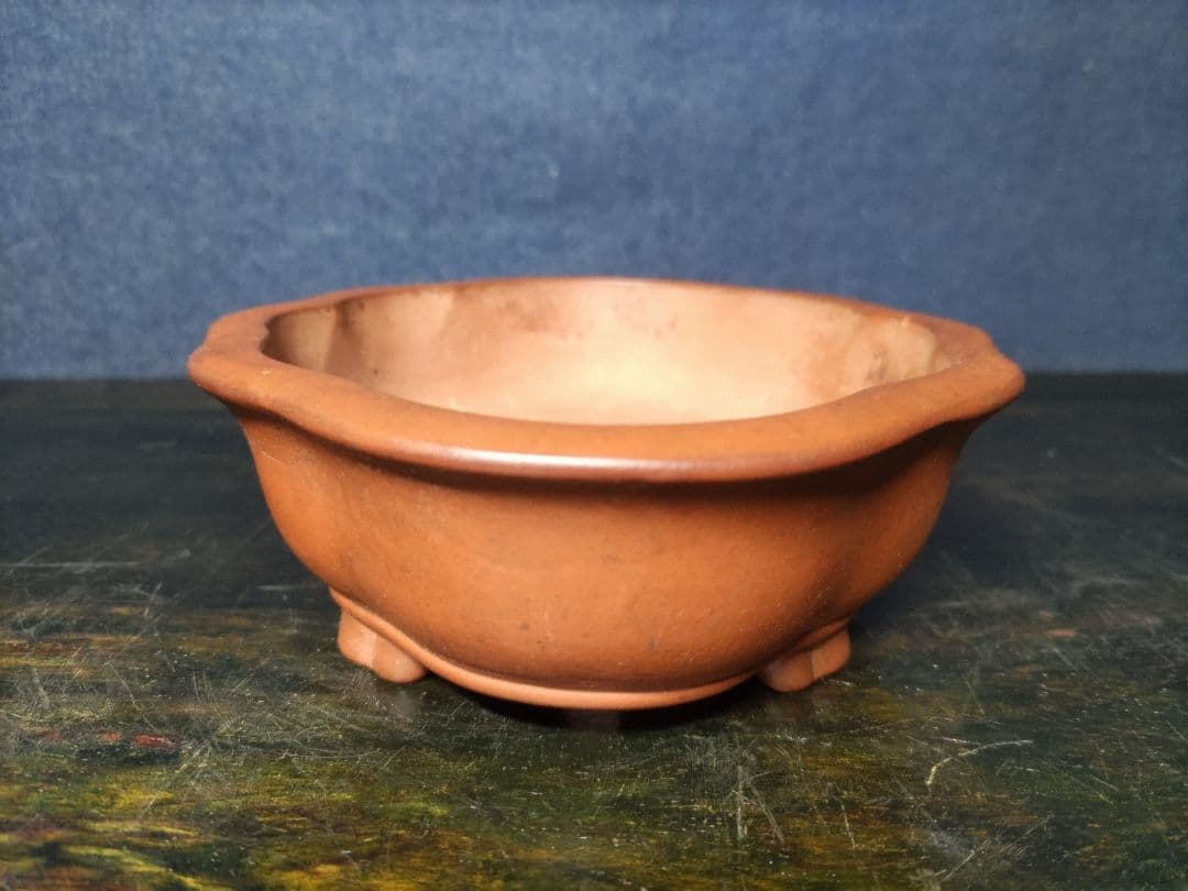 盆栽鉢　　中国宜興　希少品　　複数落款　　早い者勝ち