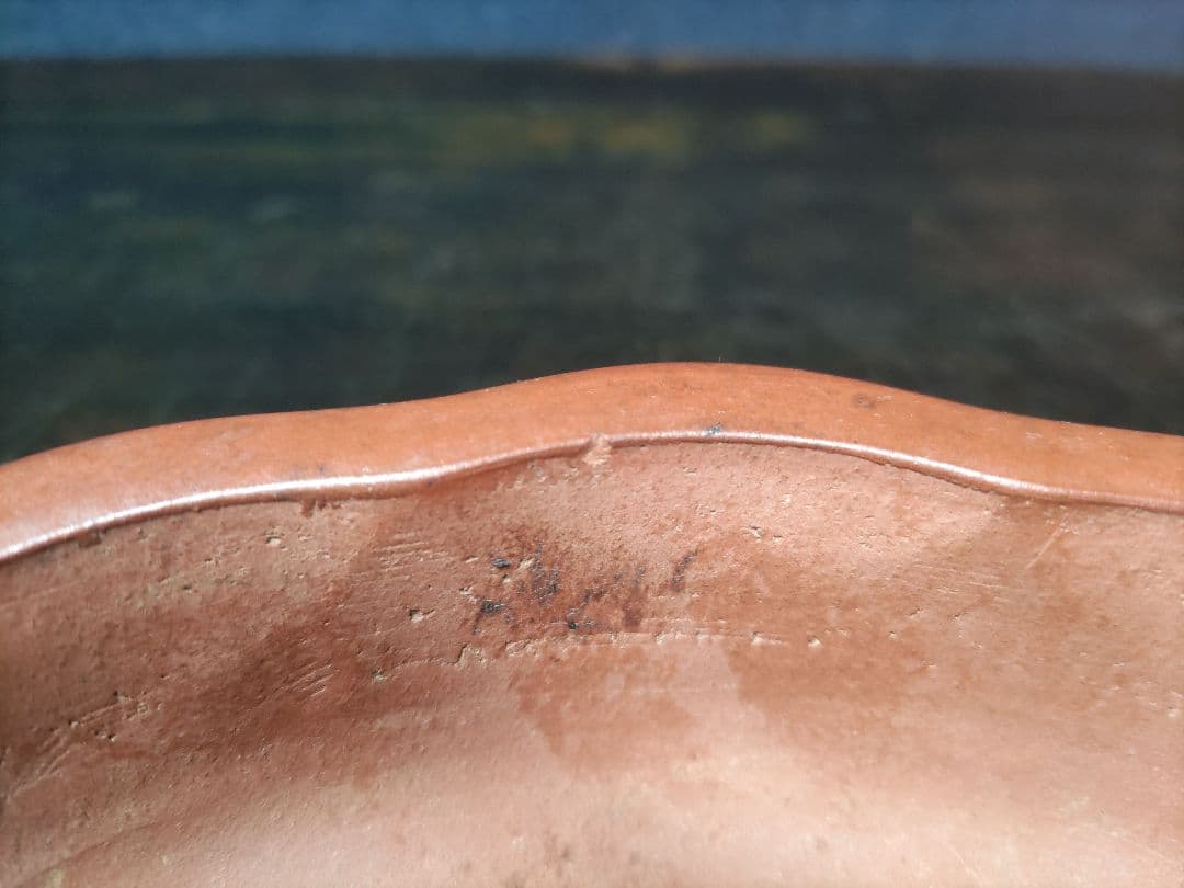 盆栽鉢　　中国宜興　希少品　　複数落款　　早い者勝ち