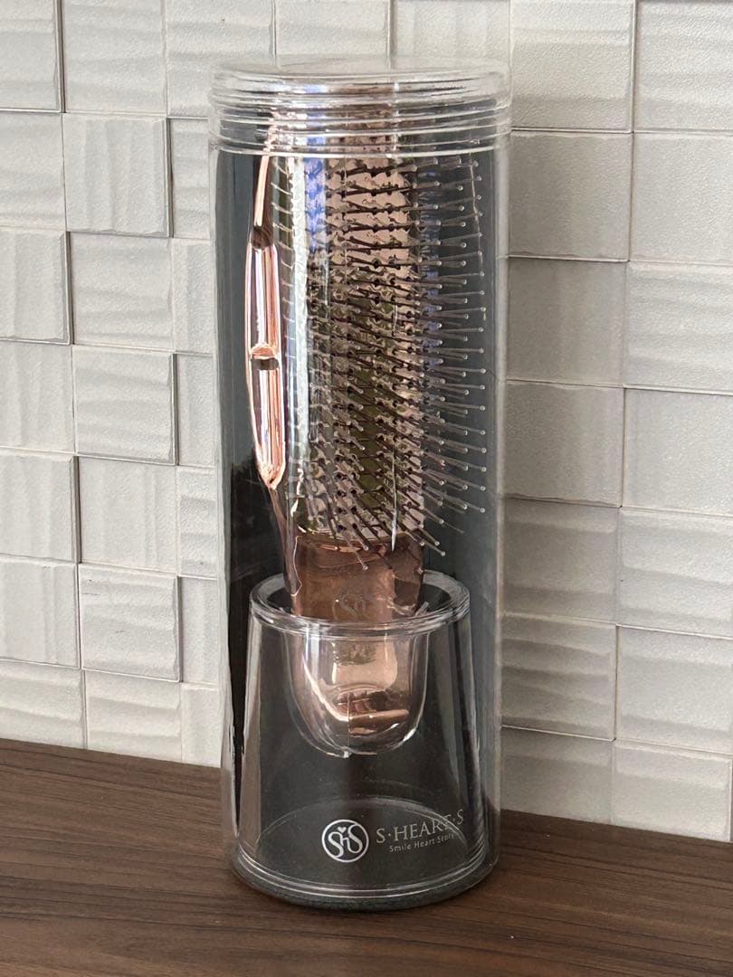 【2個】エス・ハート・スカルプブラシ　ワールドモデル（ショート）専用スタンド付き