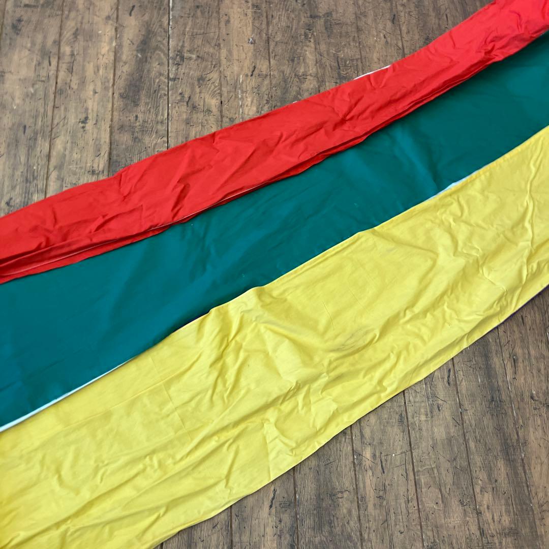 昭和レトロ 大阪 伝統工芸品 本染手捺染 堺五月鯉織 特大 鯉のぼり 羽二重金巾