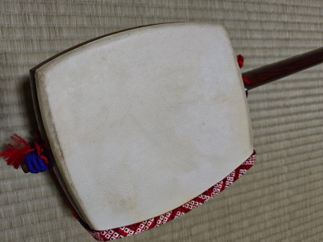 三味線本体 皮破れなし 駒付き