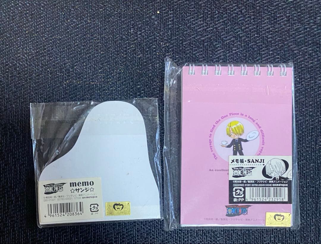 ワンピース サンジ　アラバスタ編 下敷き　ノート　メモ　レア　希少　レトロ