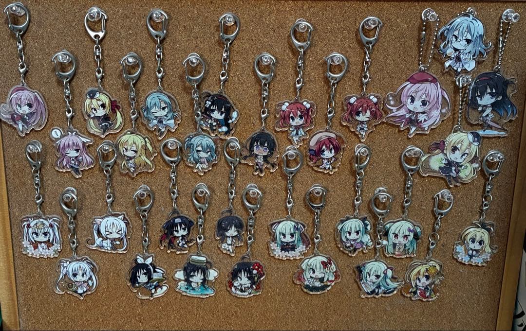 ゆずソフト アクリルキーホルダーセット - メルカリ