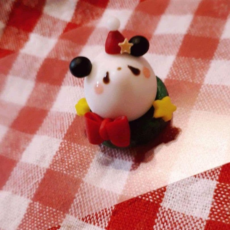 『タイムセール』クリスマス☆リースにちょこんパンダさん