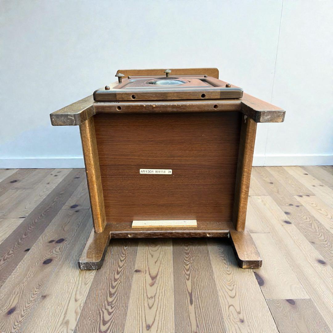 稀少❣️ヴィンテージ品✨カリモク 大理石天板 電話台 当時物 キャビネット 収納