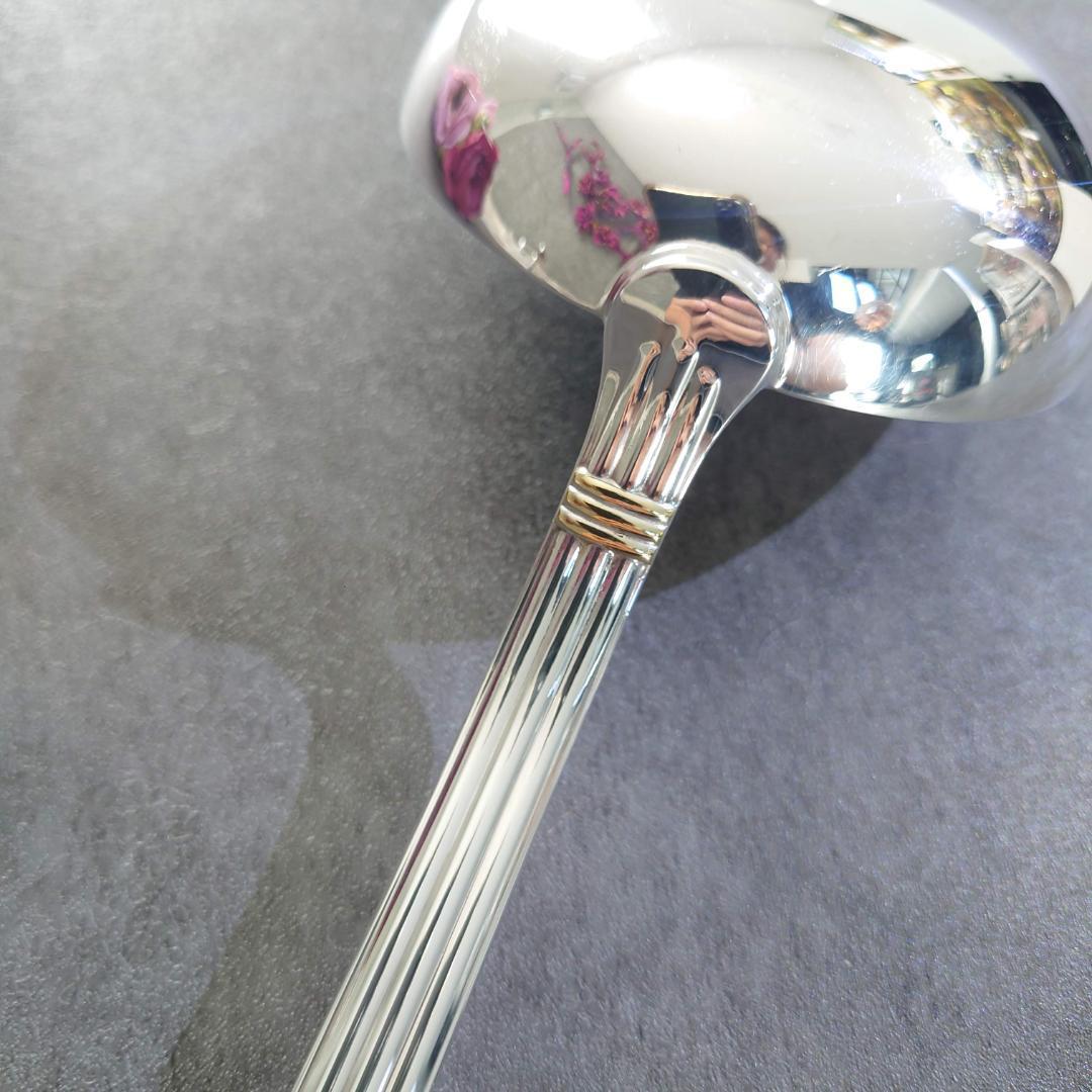 希少 美品 クリストフル アリアゴールドリング スープレードル