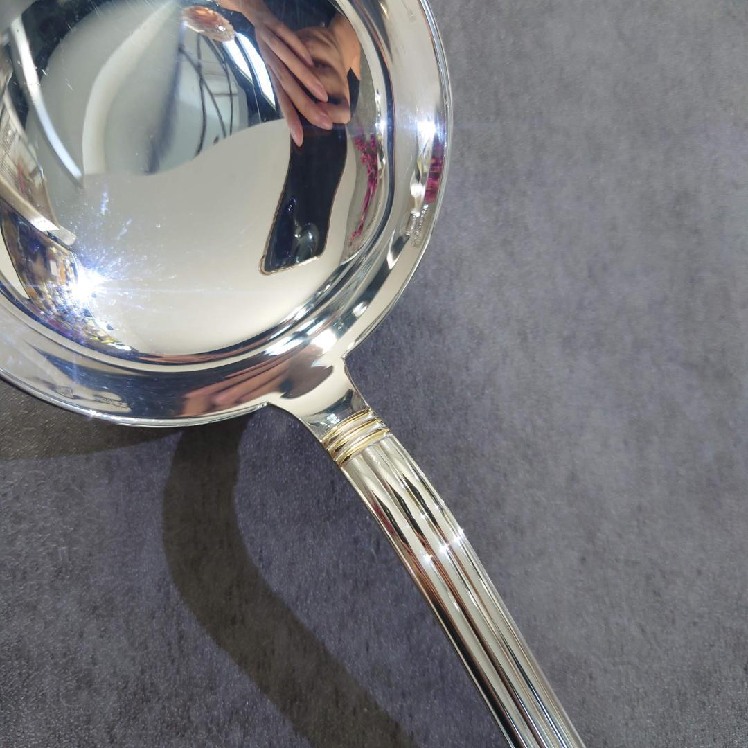 希少 美品 クリストフル アリアゴールドリング スープレードル